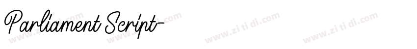 Parliament Script字体转换